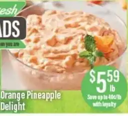 Chief Supermarket Orange pineapple delight offer