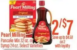Chief Supermarket Pearl Milling pancake mix or syrup offer