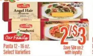 Chief Supermarket Our family pasta offer