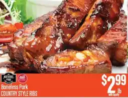 Chief Supermarket Boneless pork country style ribs offer
