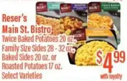 Chief Supermarket Reser's Main St. Bistro Twice Baked Potatoes offer