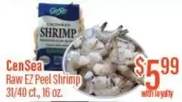 Chief Supermarket Censea raw EZ peel shrimp offer