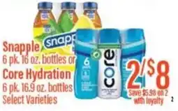Chief Supermarket Snapple offer