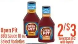 Chief Supermarket Open Pit BBQ sauce offer