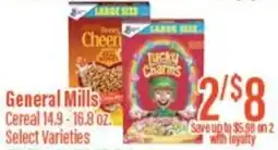 Chief Supermarket General mills cereal offer