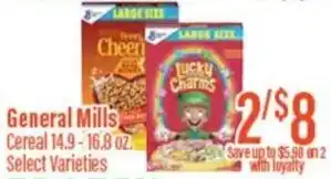 Chief Supermarket General mills cereal offer