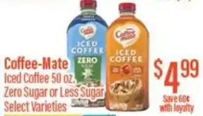 Chief Supermarket Coffee mate iced coffee offer