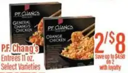 Chief Supermarket P.F. Chang's entrees offer