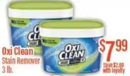 Chief Supermarket Oxi clean offer