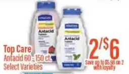 Chief Supermarket Top care antacid offer