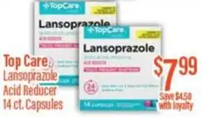 Chief Supermarket Top care lansoprazole acid reducer offer