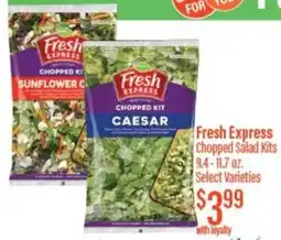 Chief Supermarket Fresh express chopped salad kits offer