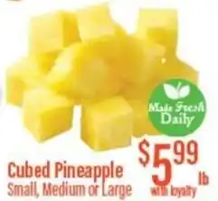 Chief Supermarket Cubed pineapple offer