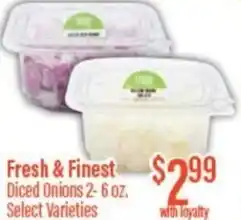Chief Supermarket Fresh & finest diced onions offer