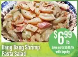 Chief Supermarket Bang bang shrimp pasta salad offer