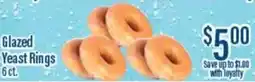 Chief Supermarket Glazed yeast rings offer