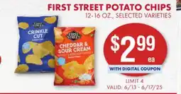 Smart & Final FIRST STREET POTATO CHIPS offer