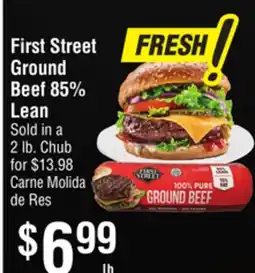 Smart & Final First Street Ground Beef 85% Lean offer