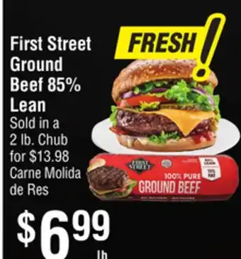 Smart & Final First Street Ground Beef 85% Lean offer