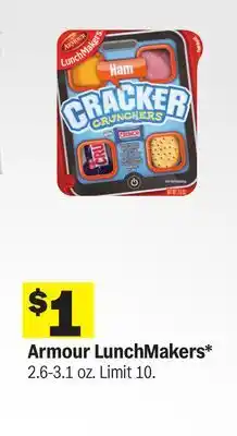 Meijer Armour LunchMakers offer
