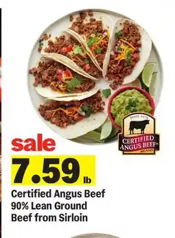 Meijer Certified Angus Beef 90% Lean Ground Beef from Sirloin offer