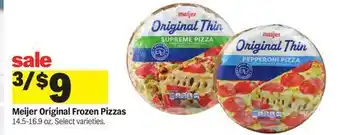Meijer Meijer Original Frozen Pizzas offer