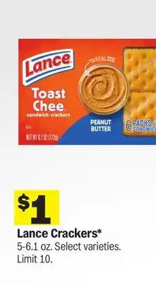 Meijer Lance Crackers offer