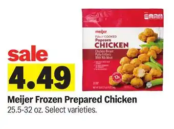 Meijer Meijer Frozen Prepared Chicken offer