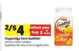 Meijer Pepperidge Farm Goldfish offer