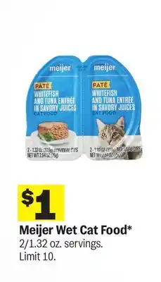 Meijer Meijer Wet Cat Food offer