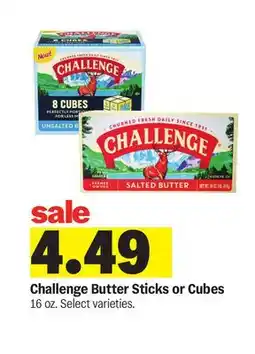 Meijer Challenge Butter Sticks or Cubes offer