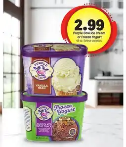 Meijer Purple Cow Ice Cream or Frozen Yogurt offer