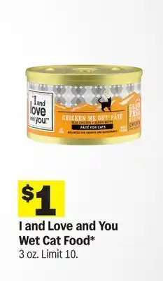 Meijer I and Love and You Wet Cat Food offer