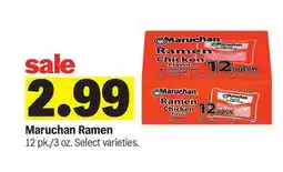 Meijer Maruchan Ramen offer