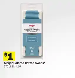 Meijer Meijer Colored Cotton Swabs offer
