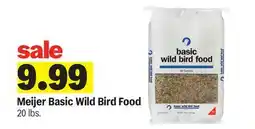 Meijer Meijer Basic Wild Bird Food offer