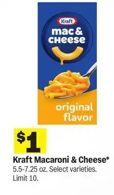 Meijer Kraft Macaroni & Cheese offer