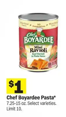 Meijer Chef Boyardee Pasta offer
