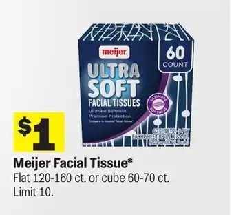 Meijer Meijer Facial Tissue offer