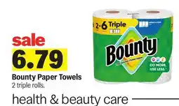 Meijer Bounty Paper Towels offer