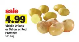 Meijer Vidalia Onions or Yellow or Red Potatoes offer