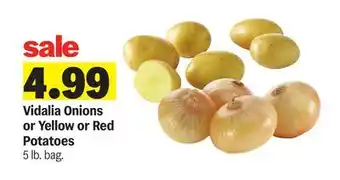 Meijer Vidalia Onions or Yellow or Red Potatoes offer