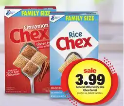 Meijer General Mills Family Size Chex Cereal offer