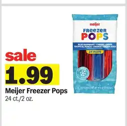 Meijer Meijer Freezer Pops offer