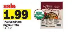 Meijer True Goodness Organic Tofu offer