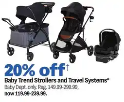 Meijer Baby Trend Strollers and Travel Systems offer