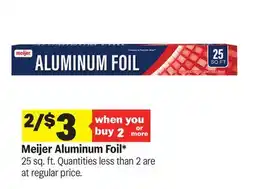 Meijer Meijer Aluminum Foil offer