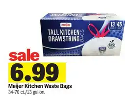 Meijer Meijer Kitchen Waste Bags offer