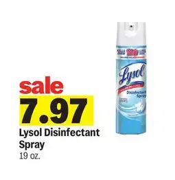 Meijer Lysol Disinfectant Spray offer
