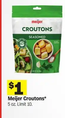 Meijer Meijer Croutons offer
